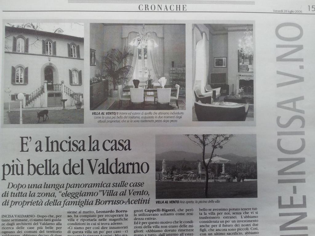 Relais Villa Al Vento Incisa in Val d'Arno Exterior foto